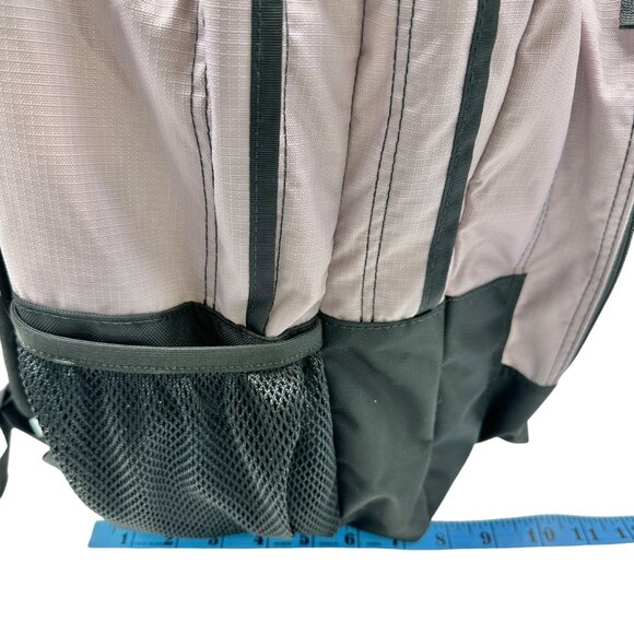 LL Bean Backpack Pink Black Multiple Compartments Headphone Port Computer Pocket main image 5